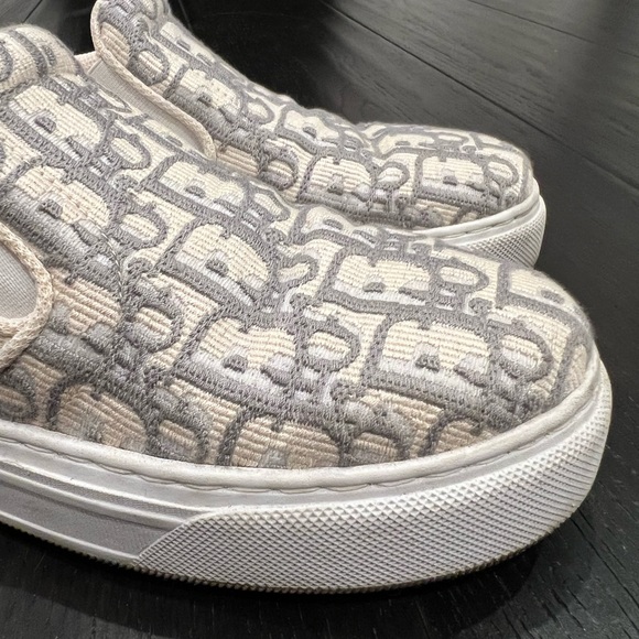 Dior solar oblique embroid sneaker in Grey Stone - Picture 11 of 16
